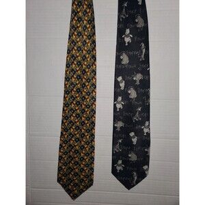 Lot Of 2 Winnie The Pooh Neckties